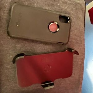 Otter box case with hip clip for iPhone XS